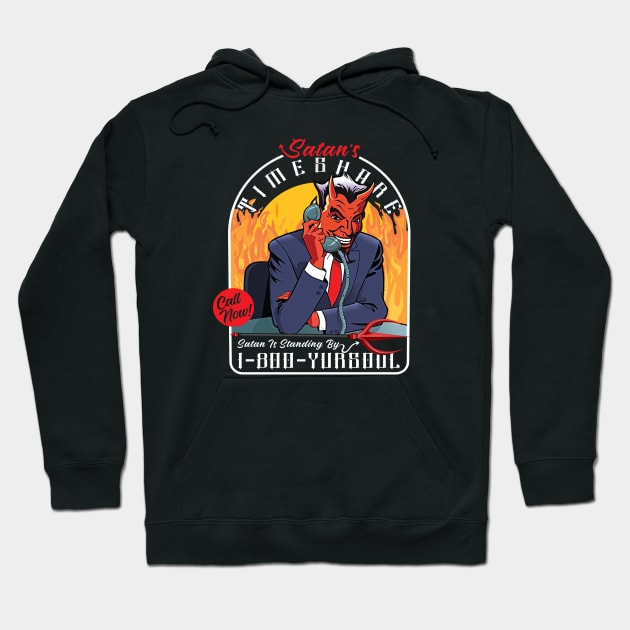 Satan's Timeshare Hoodie by Alema Art